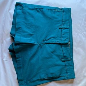 Women’s teal shorts